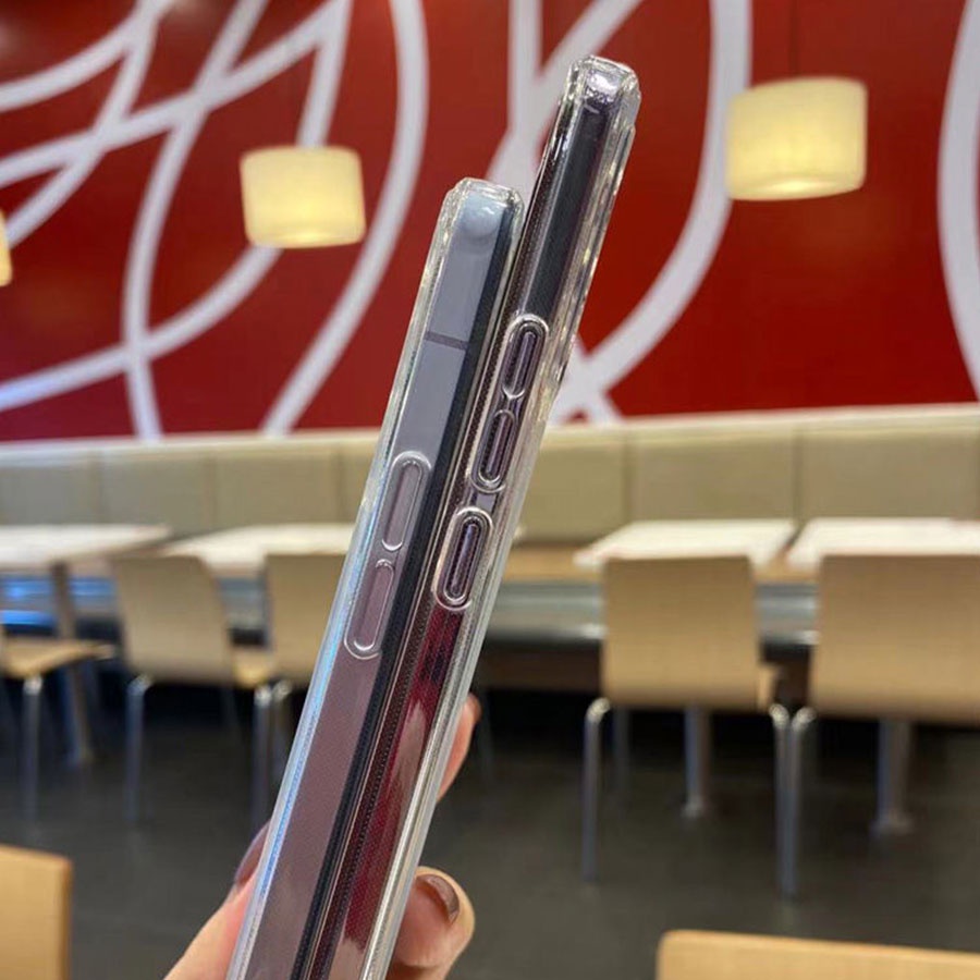 Trong Suốt ốp lưng Cho Huawei Y7P Y9 Y7 Prime 2019 Y9S Y7a P40 Pro Nova 9 10 se Y61 Y90 Y70 honor 9X pro silicon chống sốc Ốp với chủ thẻ Ốp Điện Thoại