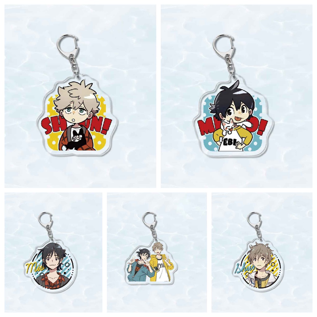 ( Mica trong acrylic ) Móc khóa IN HÌNH Umibe no Étranger Người lạ bên bờ biển xinh xắn anime chibi