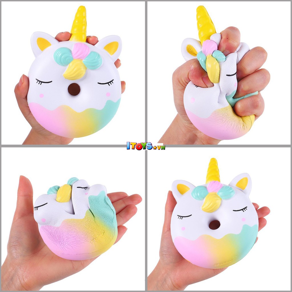 Squishy ngựa Pony, bóp mềm ( 12*16*4.5cm ) | HK51