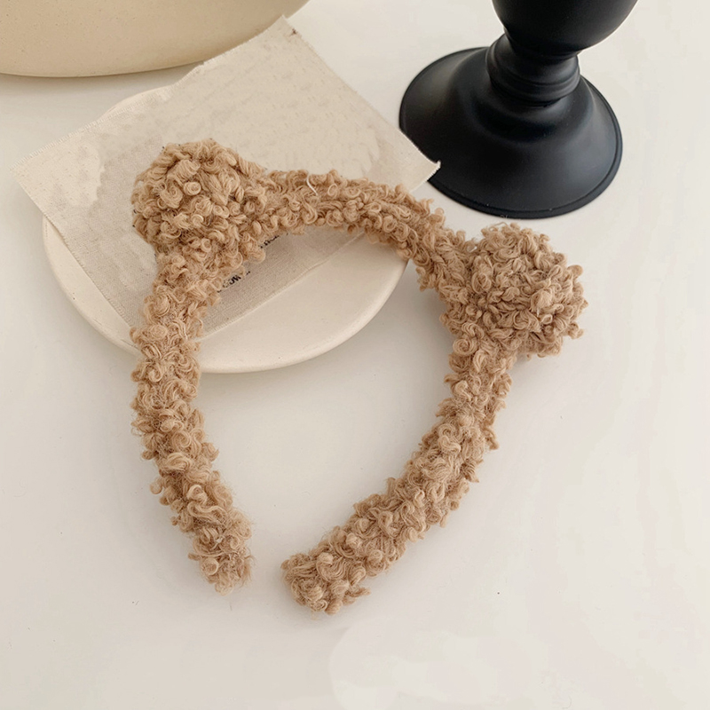 Cài Tóc Đính Quả Bông Thời Trang Hàn Quốc Cho Nữ  (Hairband Scrunchies)