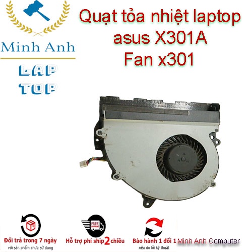 Quạt tỏa nhiệt laptop asus X301A Fan x301