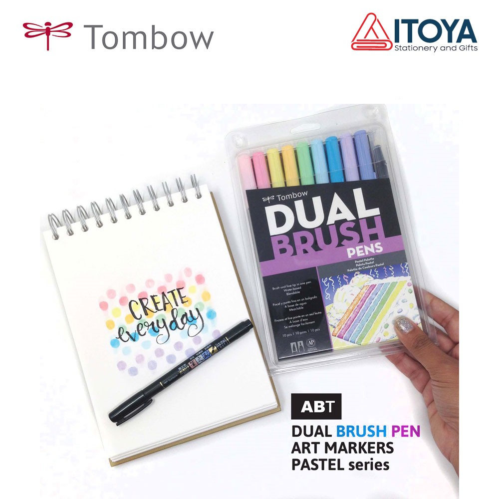 [Pastel series] Bút maker Tombow Dual Brush AB-T (Bán lẻ)