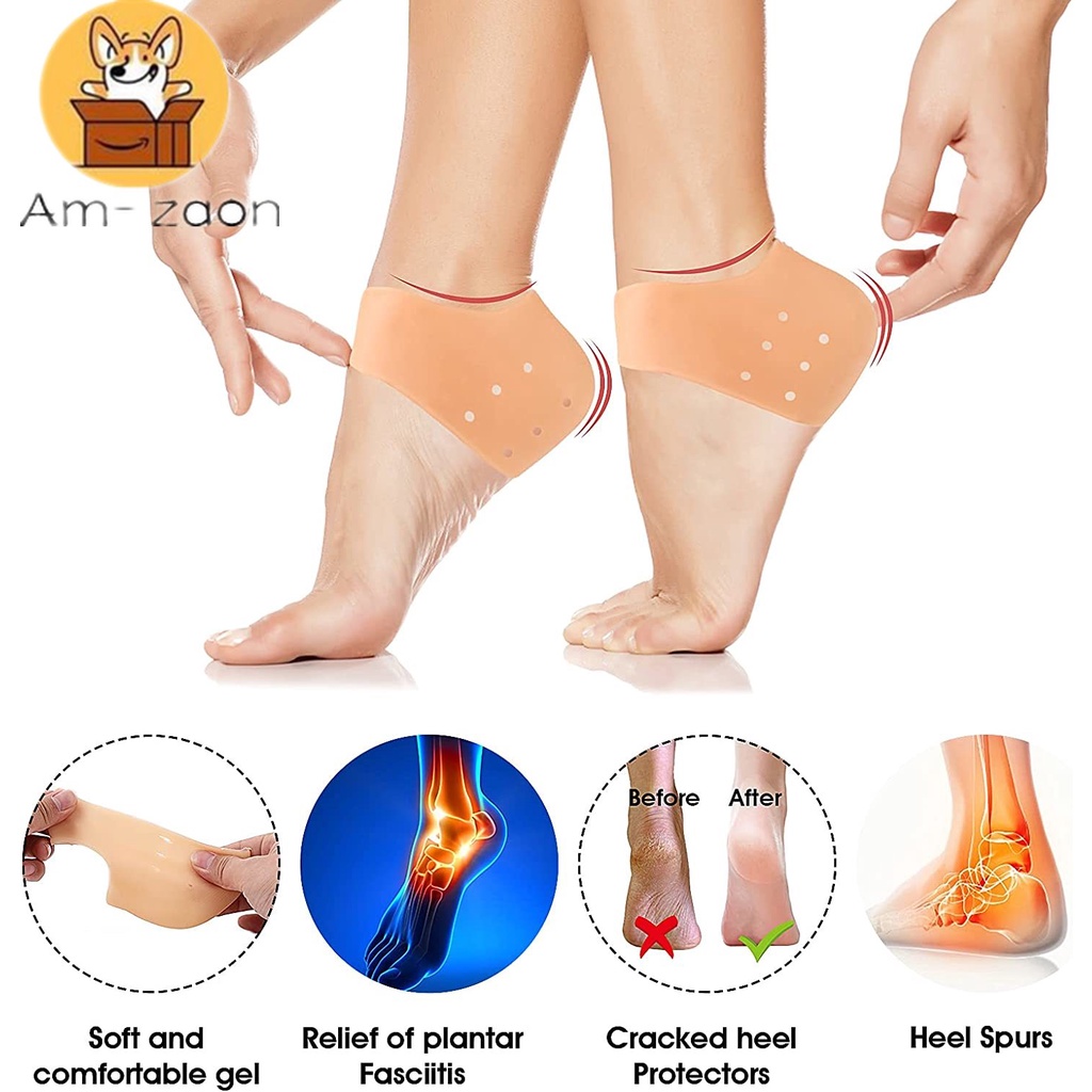 Đệm Silicone Bảo Vệ Gót Chân Giảm Đau Chống Khô Nứt