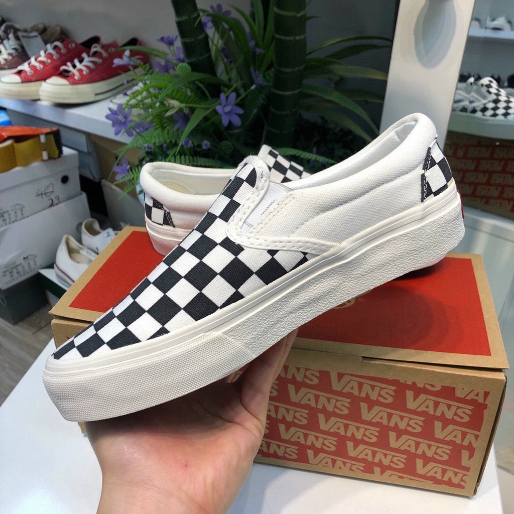 Giày thể thao và sneaker nam nữ vans đen , van hồng , van caro