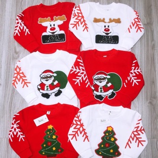 Áo noel nỉ bông cho bé