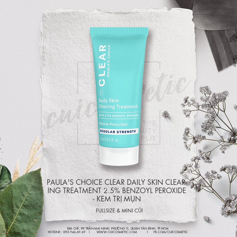 Chấm Mụn Daily Skin Clearing Treatment Benzoyl Peroxide - Kem Chấm Mụn | BigBuy360 - bigbuy360.vn