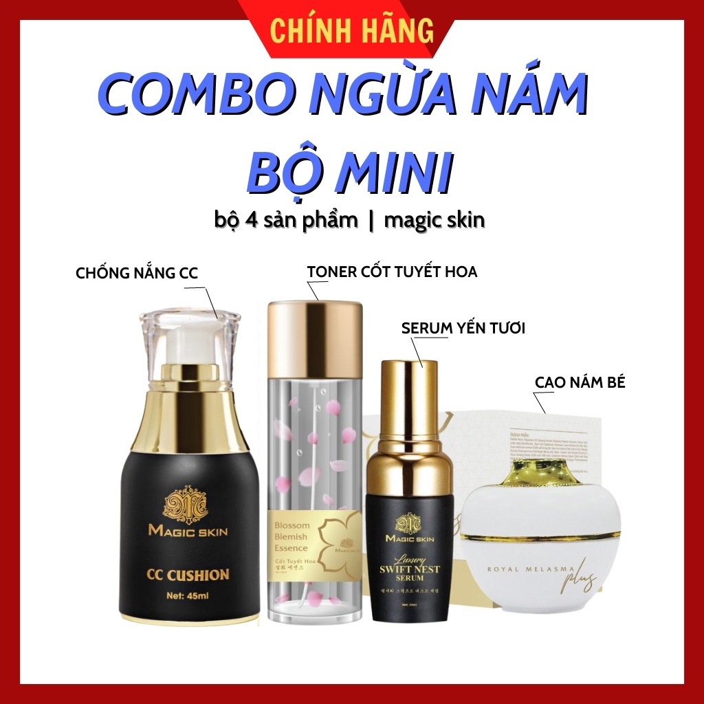 COMBO nám bộ nhỏ 4 sản phẩm chính hãng - Magic skin