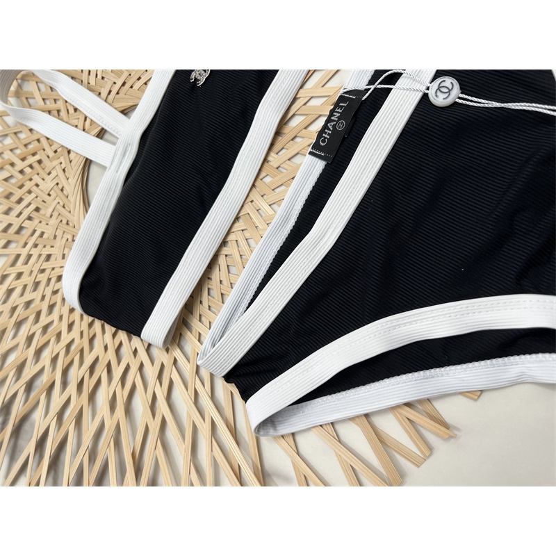 Mới Bộ Đồ Bơi Co Giãn Phối LOGO Màu Vàng Kim Quyến Rũ