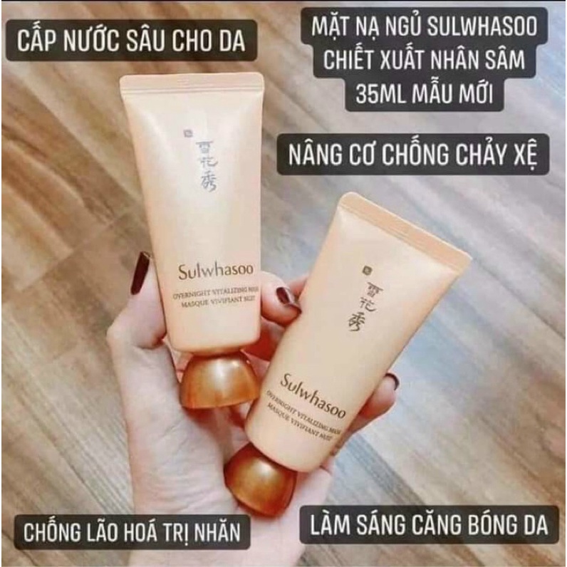 Mặt nạ ngủ Overnight vitalizing Mask Masque Viviflant Nuit Sulwhasoo 35ml