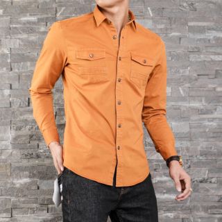 5 màu áo denim"cổ bẻ"hàng vn-xk