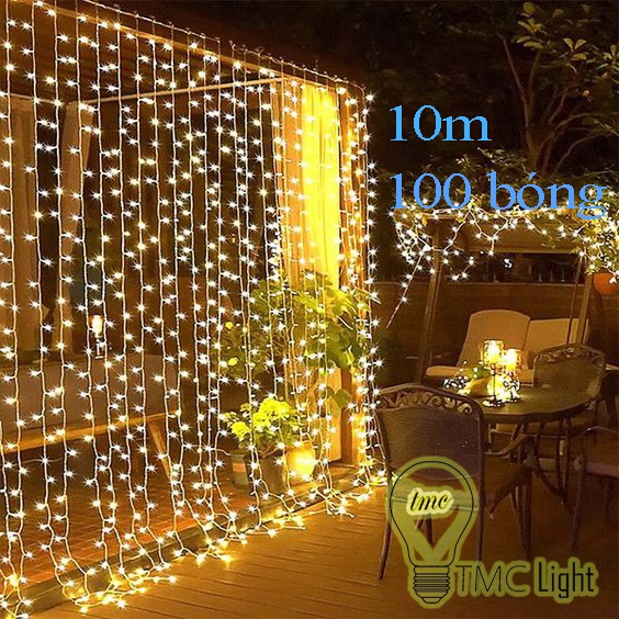 Đèn dây trang trí, 1.5m 10 bóng trang trí phòng T15A TMC Store - Dùng pin 2A
