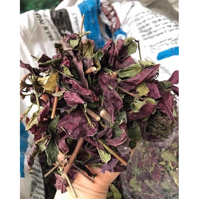 Lá đơn đỏ khô túi 1kg