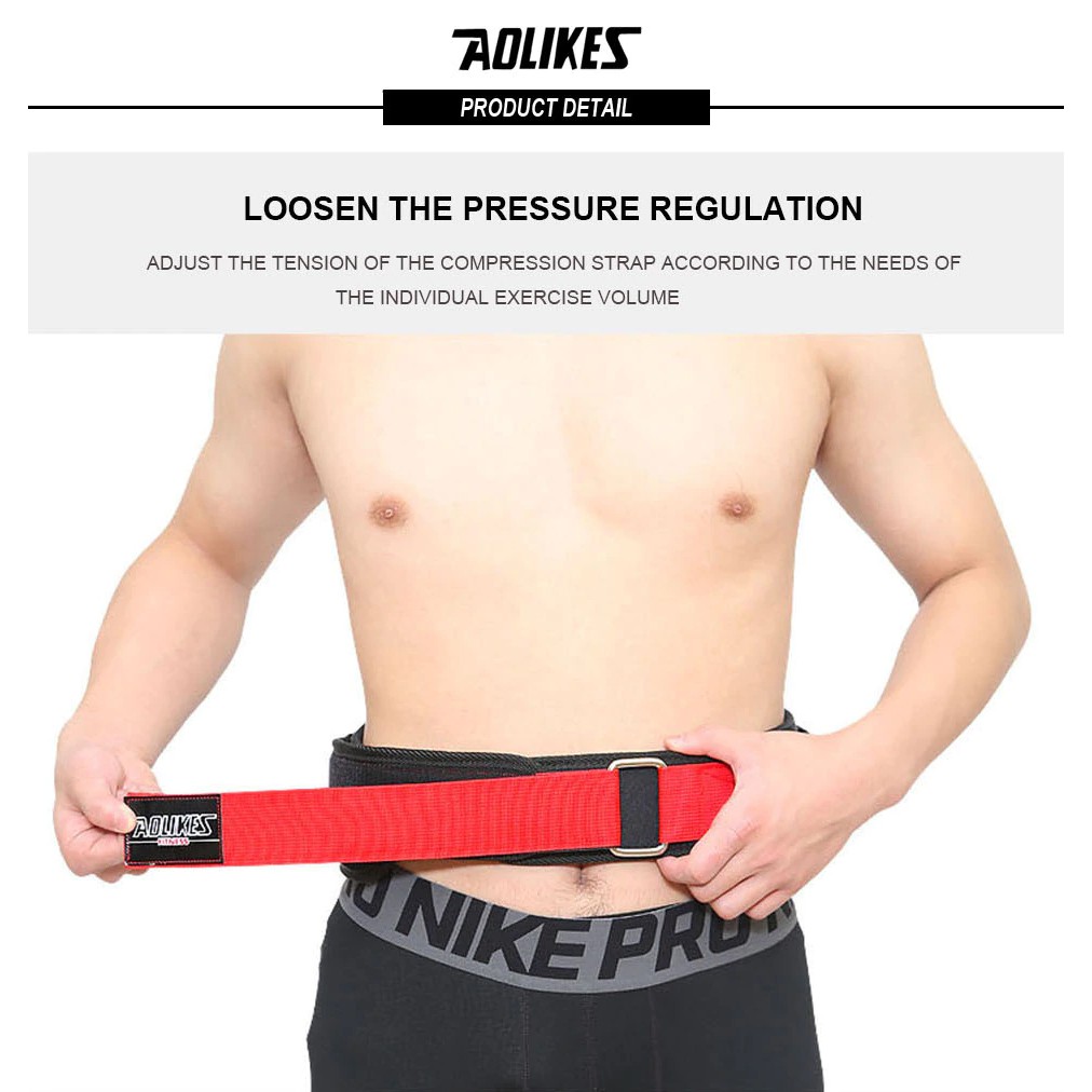 Đai lưng cứng tập gym gánh tạ AOLIKES A-7983 chuyên nghiệp sport waist support