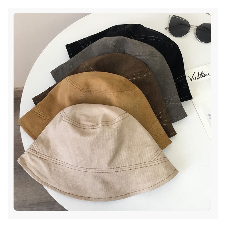 Nón Tai Bèo Màu Trơn Thời Trang Xuân Thu Phong Cách Hàn Quốc Cho Nữ