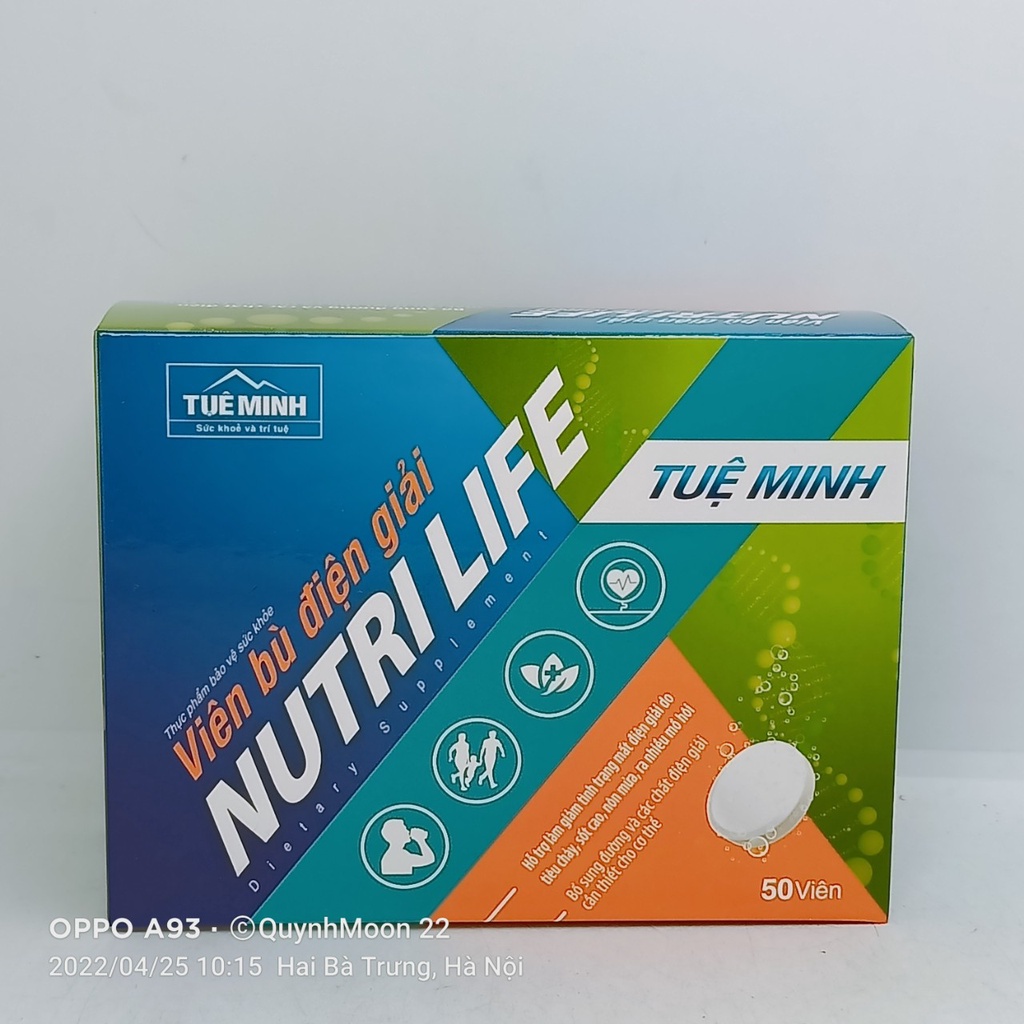 Viên bù điện giải NUTRILIFE- Tuệ Minh - Nhà thuốc Nhật Thành