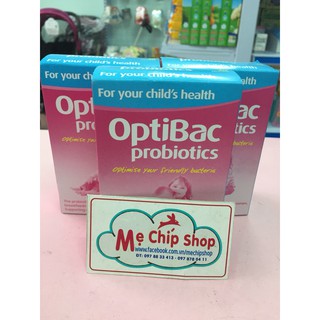 Men vi sinh optibac hồng cho bé