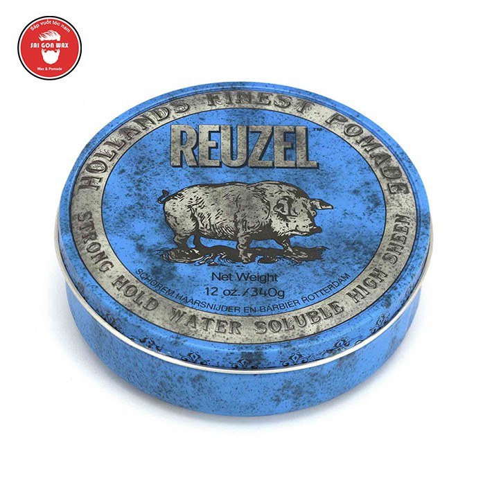 Sáp vuốt tóc Reuzel Blue Pomade - xanh dương