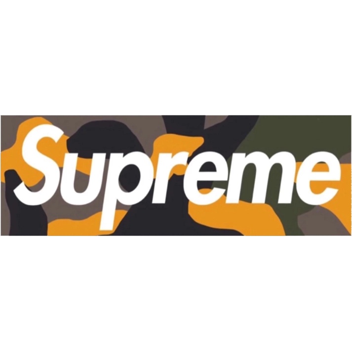Hình dán STICKER SUPREME, logo SUPREME, dán laptop, dán xe
