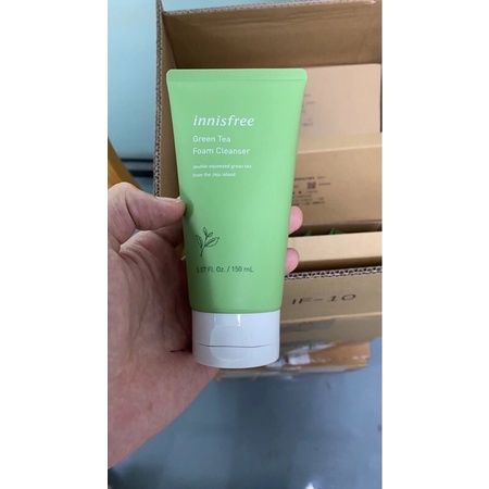 Sữa rửa mặt trà xanh Innisfree Green Tea Foam Cleanser 150ml Hàn Quốc