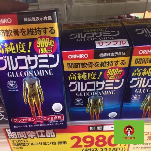 [Mã 159FMCGSALE giảm 8% đơn 500K] Viên uống bổ Xương Glucosamine 900v và 950v ORIHIRO NHẬT BẢN - ORIHIRO