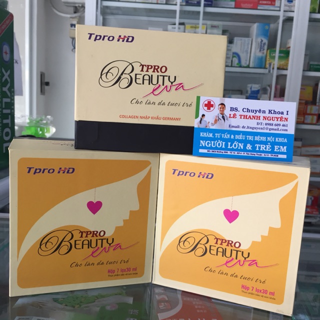 ✅(chính hãng date 2021)Collagen nhập khẩuTPRO Beauty EVa- cho làn da tươi trẻ