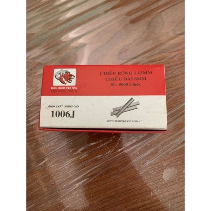Hộp 5000 Đinh ghim chữ U, đinh ghim công nghiệp đủ kích thước 1006J, 1008J , 1010J, 1013J, Kim bấm súng hơi