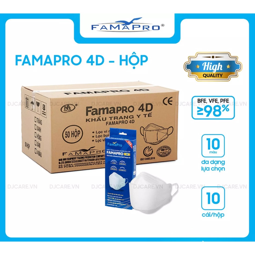 Khẩu trang KF94 famapro 4D