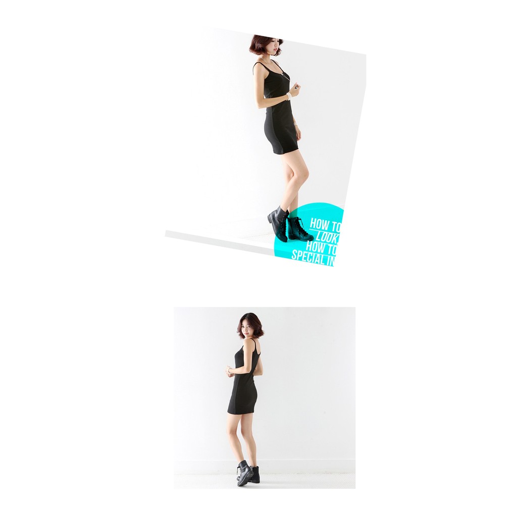 Đầm Dây Nữ Cộc Tay Co Giãn Quyến Rũ