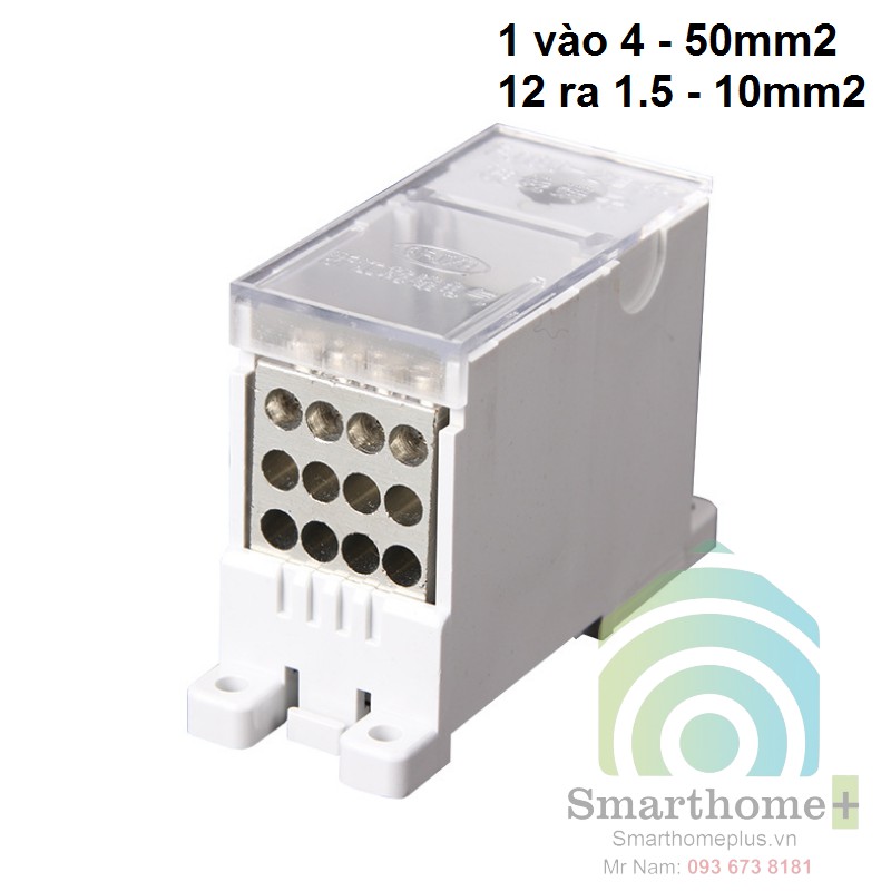 Cầu Đấu Chia Nhỏ Dây Điện 12 Đầu 250A FJ-12