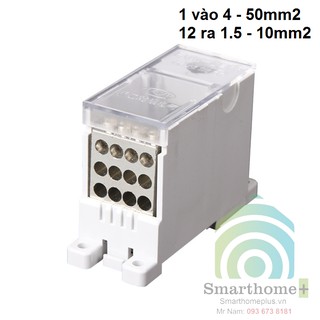 Cầu Đấu Chia Nhỏ Dây Điện 12 Đầu 250A FJ-12