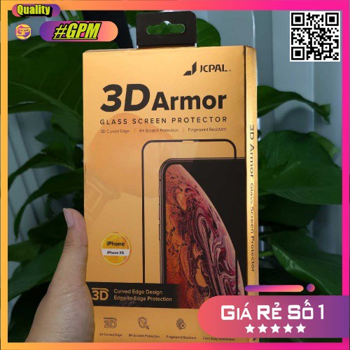 DÁN CƯỜNG LỰC JCPAL 3D ARMOR CHO IPHONE X - 11 PROMAX