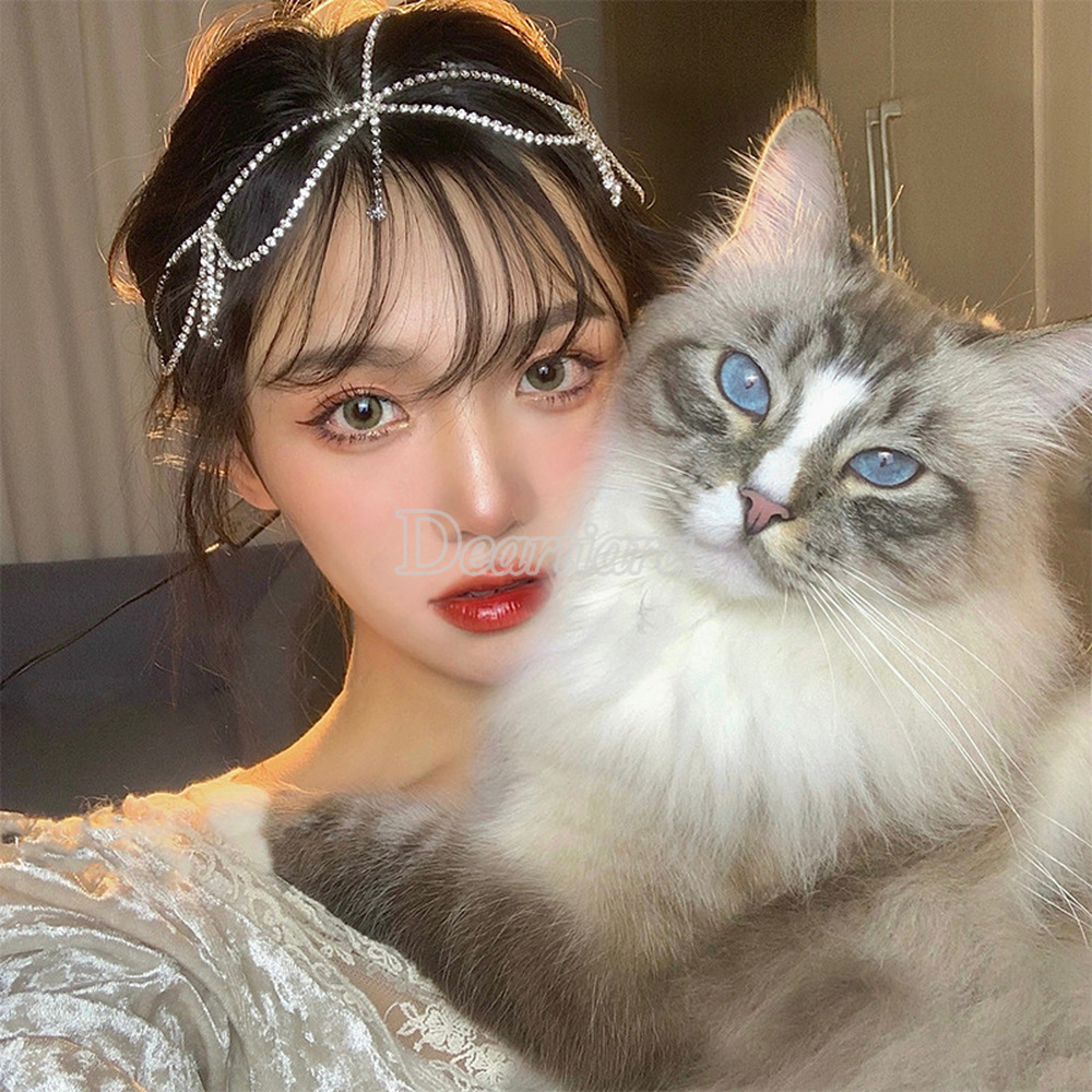 Cài tóc đính đá phong cách Ấu Mỹ thời trang