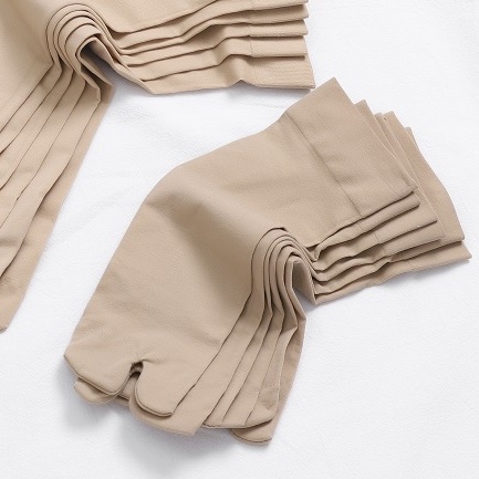 Tất Nữ xỏ ngón chống nắng Màu Da và Đen xỏ ngón Vải cotton dày dặn, mềm mịn cực êm chân Talabishop