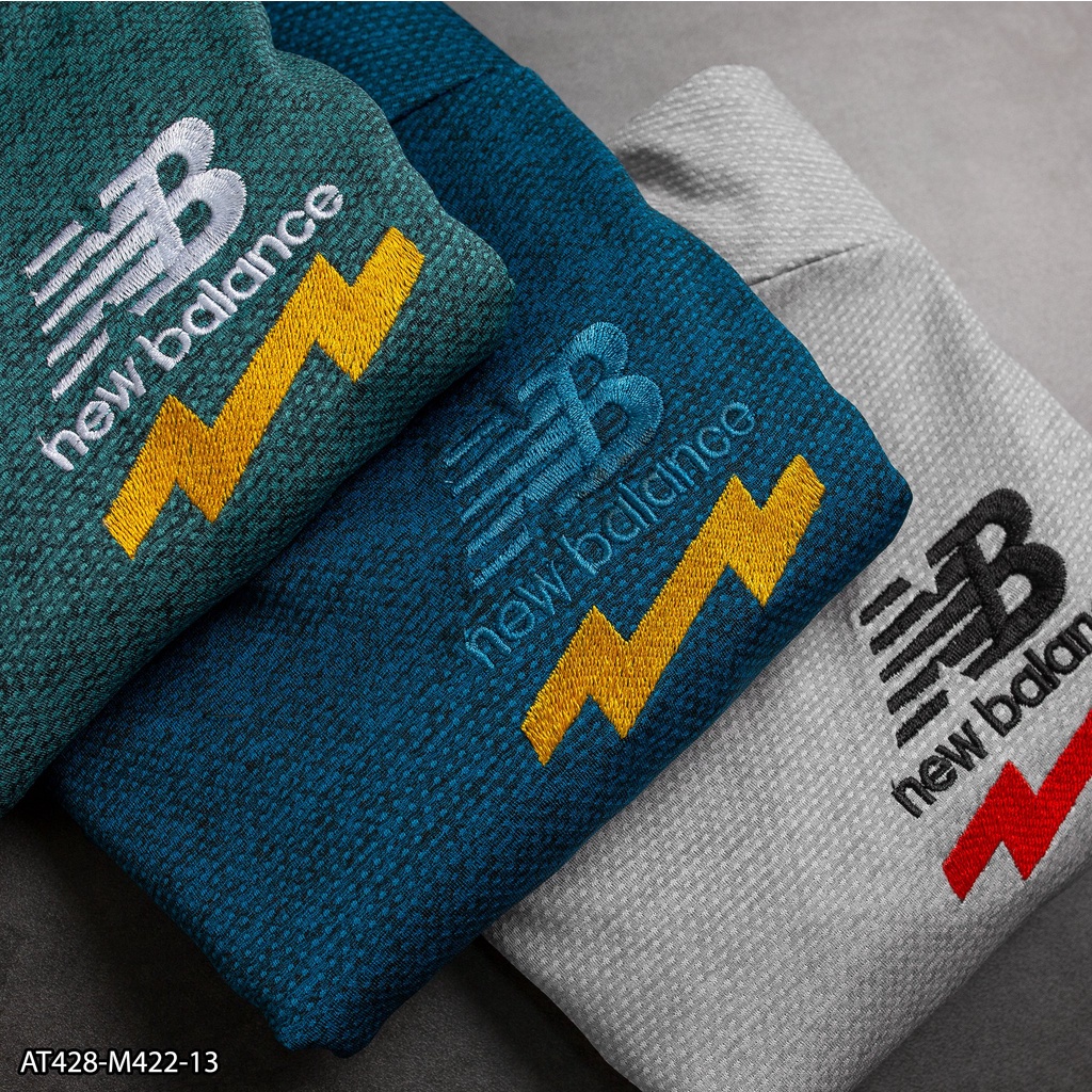 ÁO THUN THỂ THAO NAM NB AT428- VNXK - LOGO THÊU