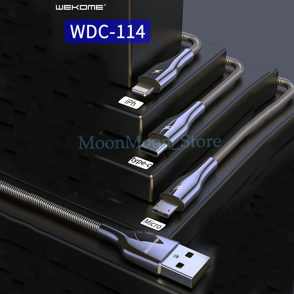 Dây Cáp Sạc Kingkong WK 114 Chính Hãng, Hỗ Trợ Sạc Nhanh, Siêu Bền, Bảo Hành 12 Tháng, Lỗi 1 Đổi 1