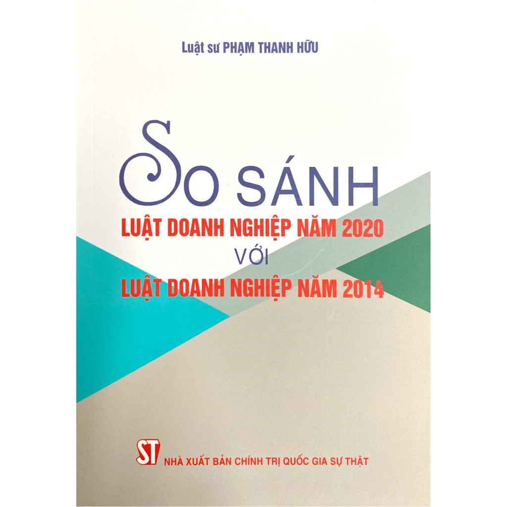 Sách - So sánh Luật doanh nghiệp năm 2020 với Luật doanh nghiệp năm 2014