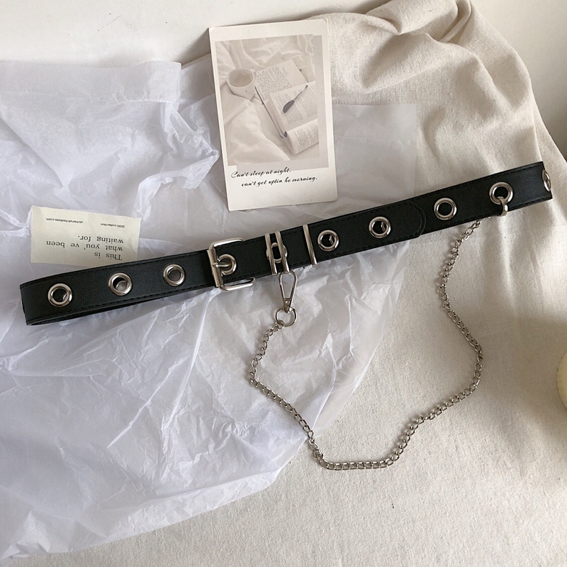 Thắt lưng phối ví dây xích phong cách cá tính cho nữ 22580