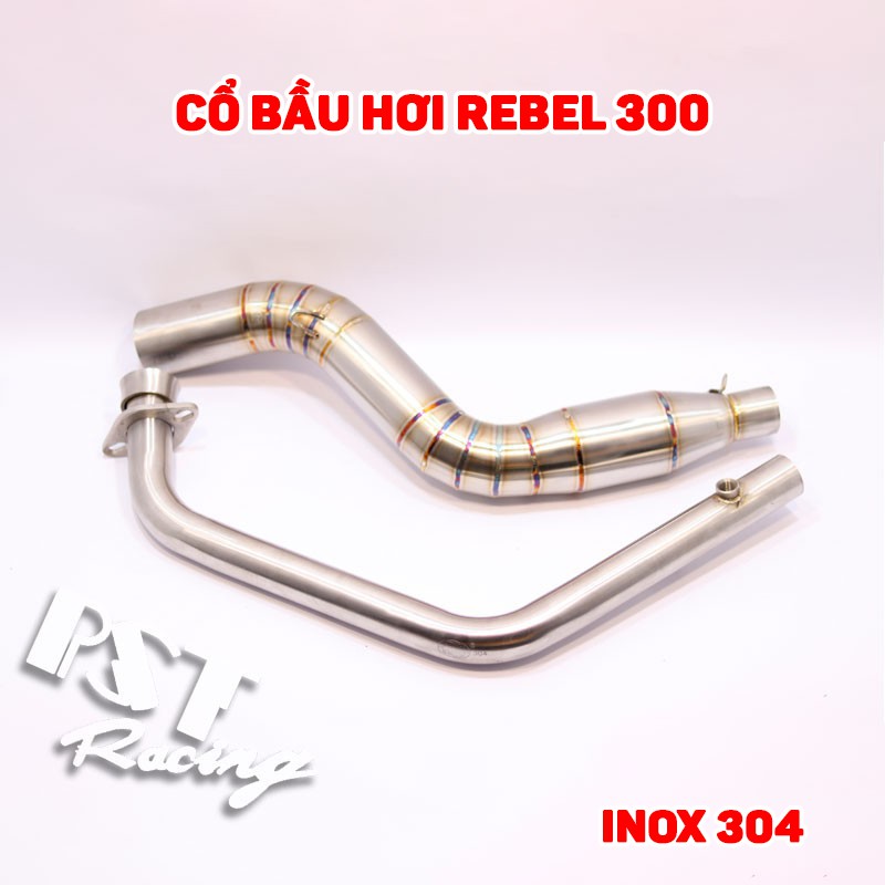 Cổ pô Rebel 300 màng lọc tổ ong cao cấp gắn cho pô độ