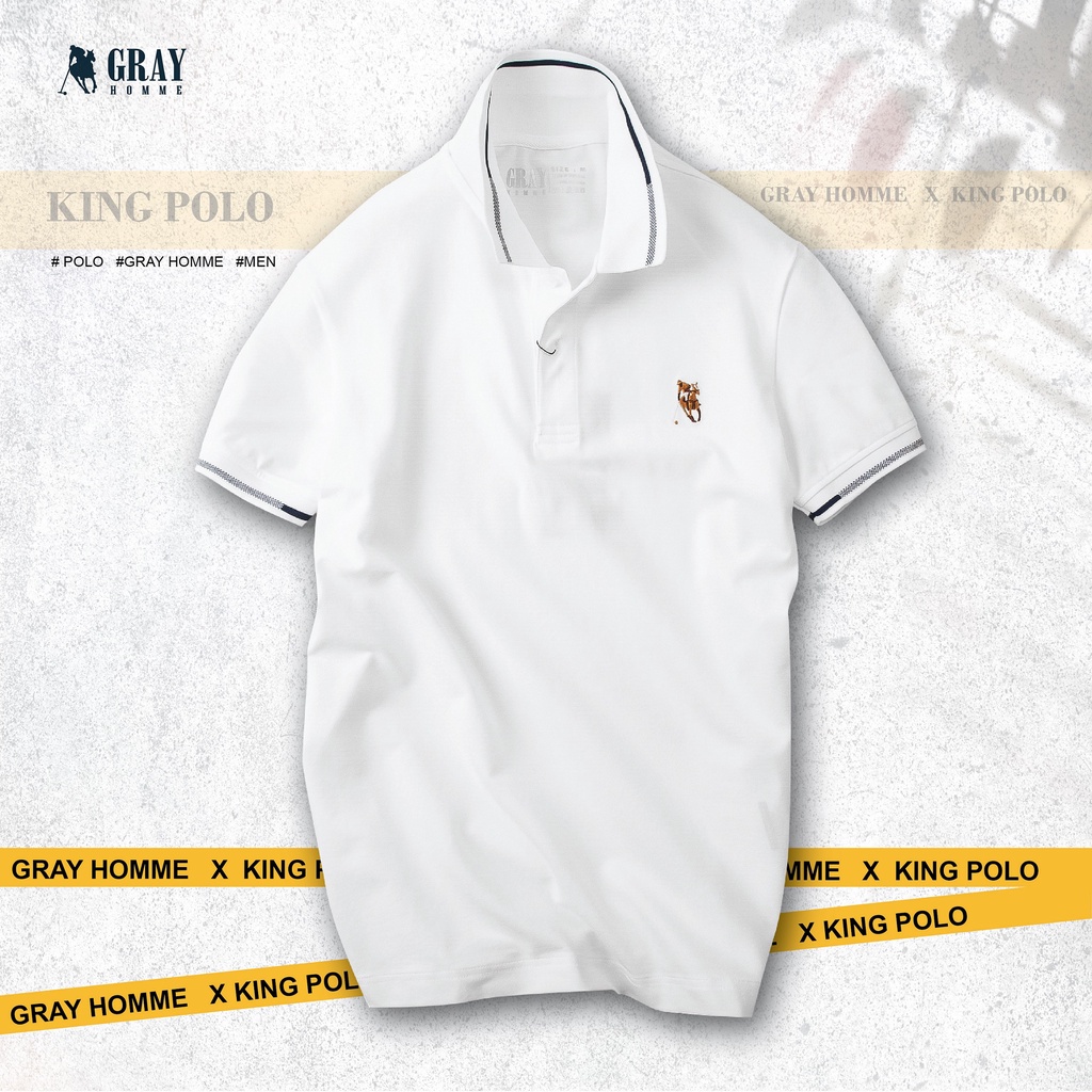 Áo polo nam GRAYHOMME Trơn cổ bẻ tay ngắn kiểu dáng basic chất vải Cotton cao cấp - TPG001 | BigBuy360 - bigbuy360.vn