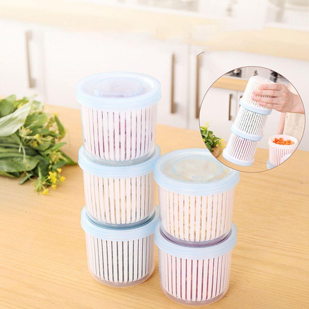 Epoch Hộp Đựng Thực Phẩm Hình Tròn Kín Đáo Tiện Dụng Cho Tủ Lạnh