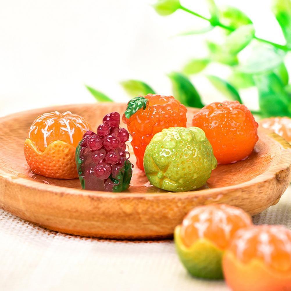 Set 5 Mô Hình Trái Cây Giả Trang Trí Nhà Búp Bê
