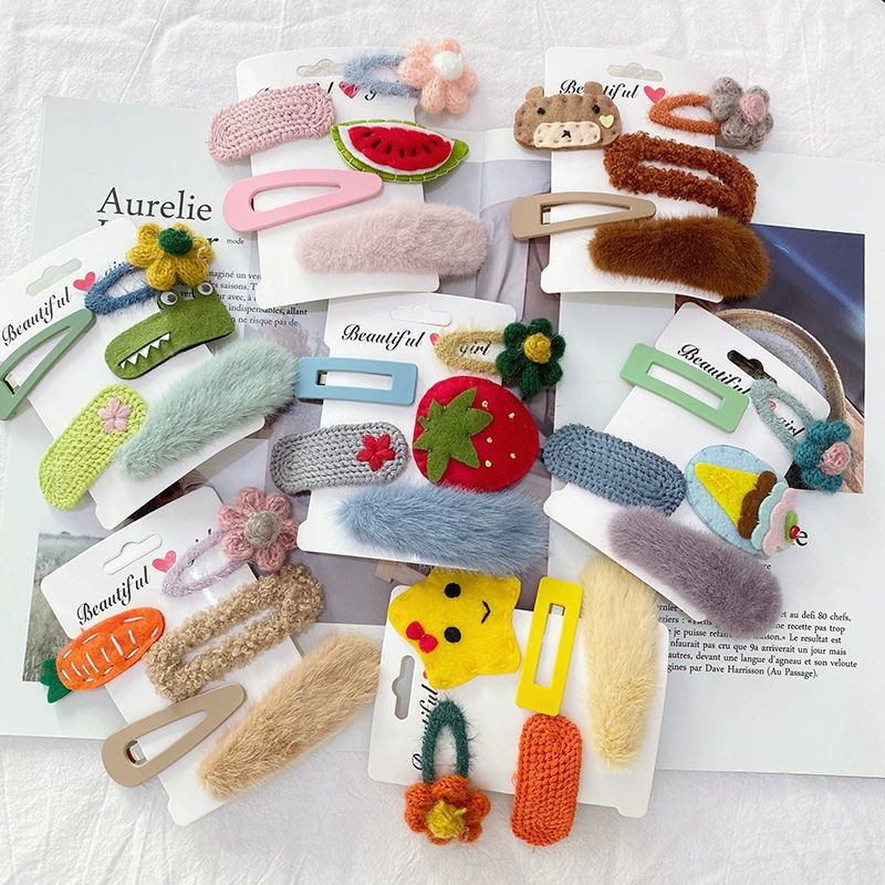 Set 5 Món Kẹp Tóc Mái Phong Cách Hàn Quốc Xinh Xắn BiTi Store