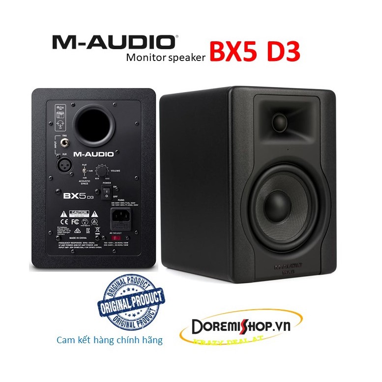 Cặp loa kiểm âm phòng thu M-Audio BX5 D3 ( cặp )
