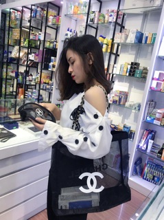 Túi xách lưới cn gift siêu hottrend phong cách