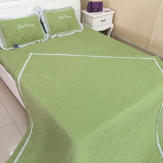 Set chăn ga gối satin xoa 4 món