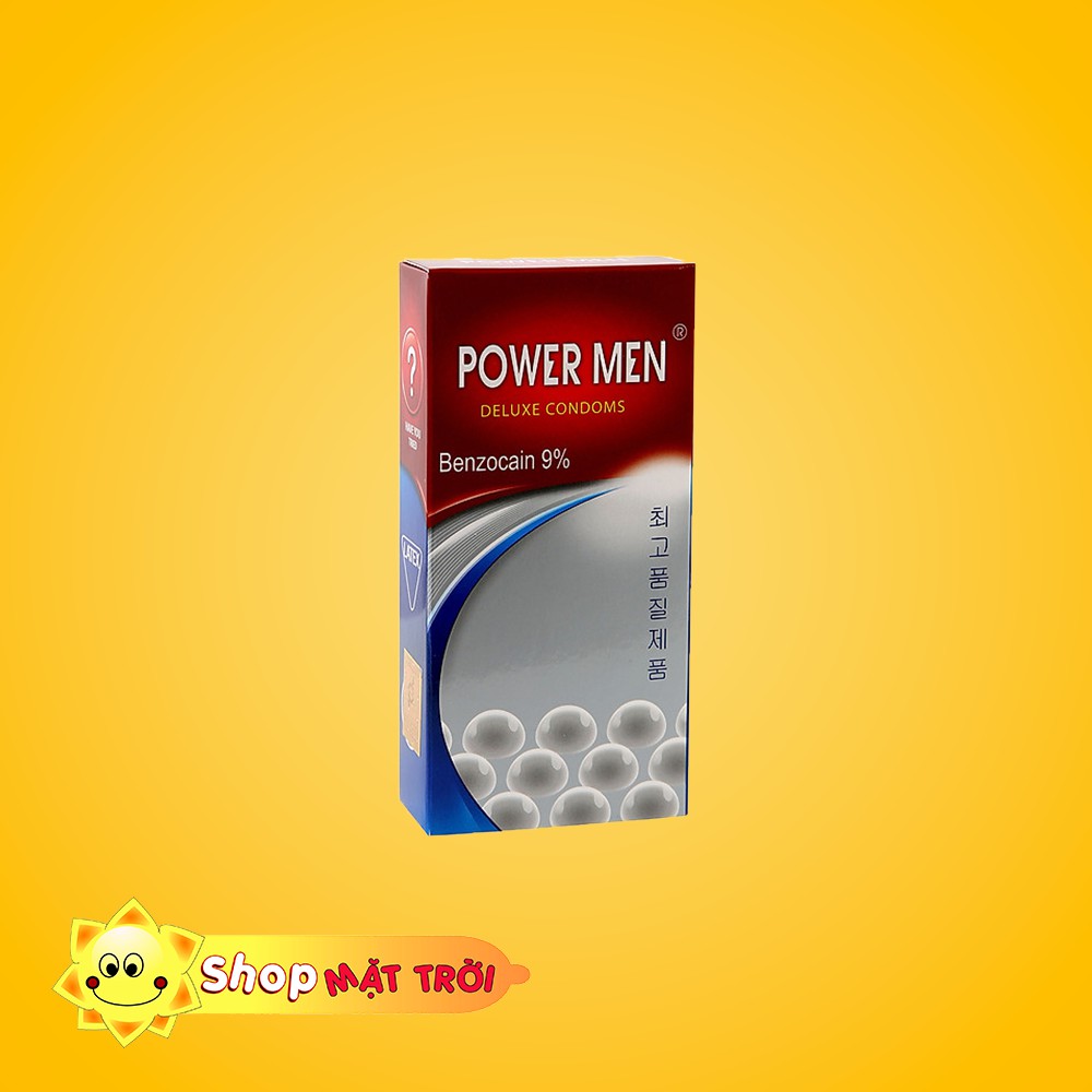 Bao cao su Powermen ngọc trai 4in1 - kéo dài cho nam