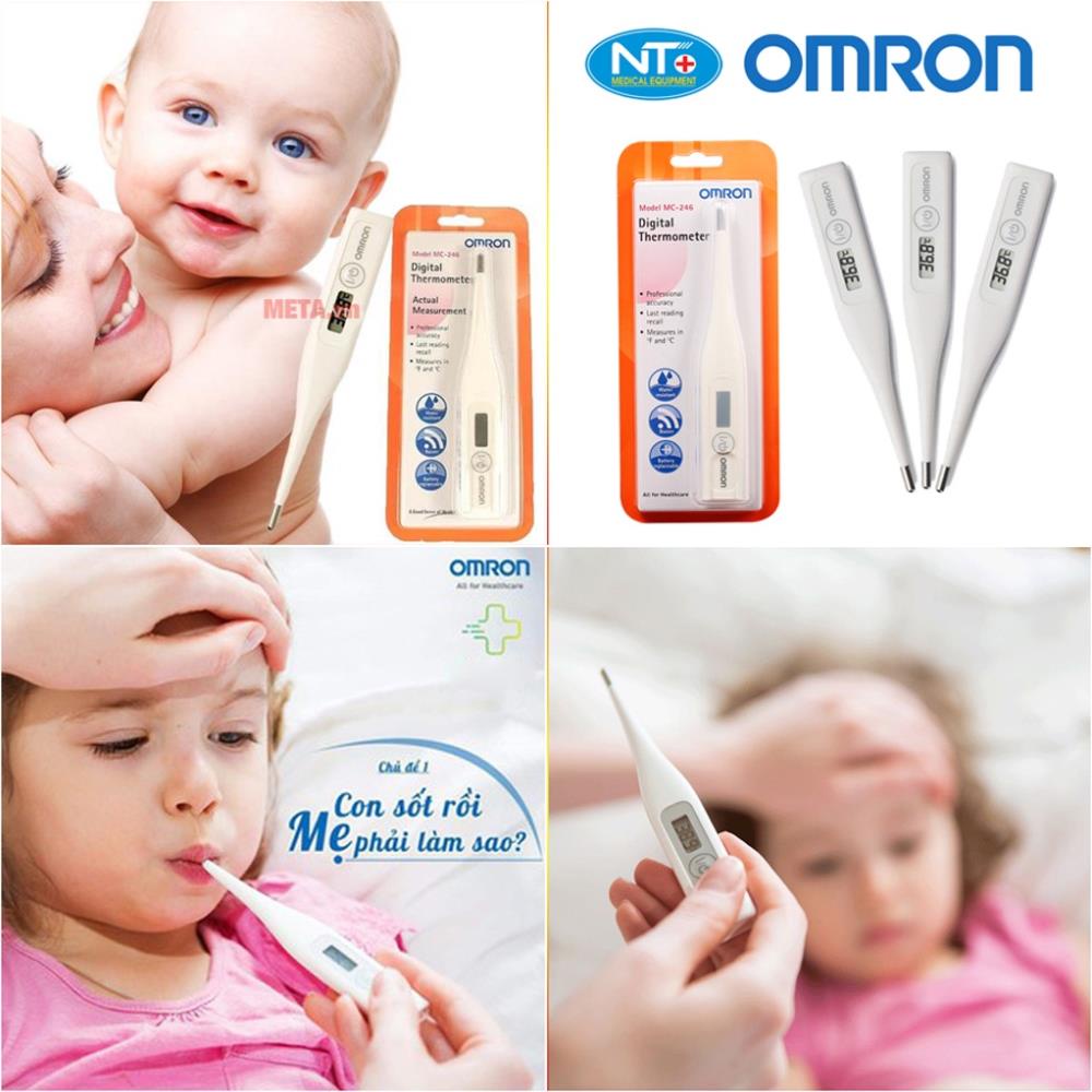 [Thương Hiệu Nhật Bản] Nhiệt Kế Điện Tử Omron MC-246 | Đo Nhiệt Độ Cơ Thể Nhanh , An Toàn , Chính Xác - Bảo Hành 2 Năm