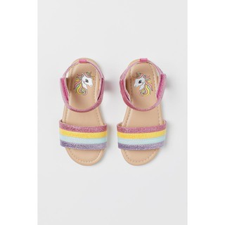 Sandals hồng pony hm us sz 25, 26, 27