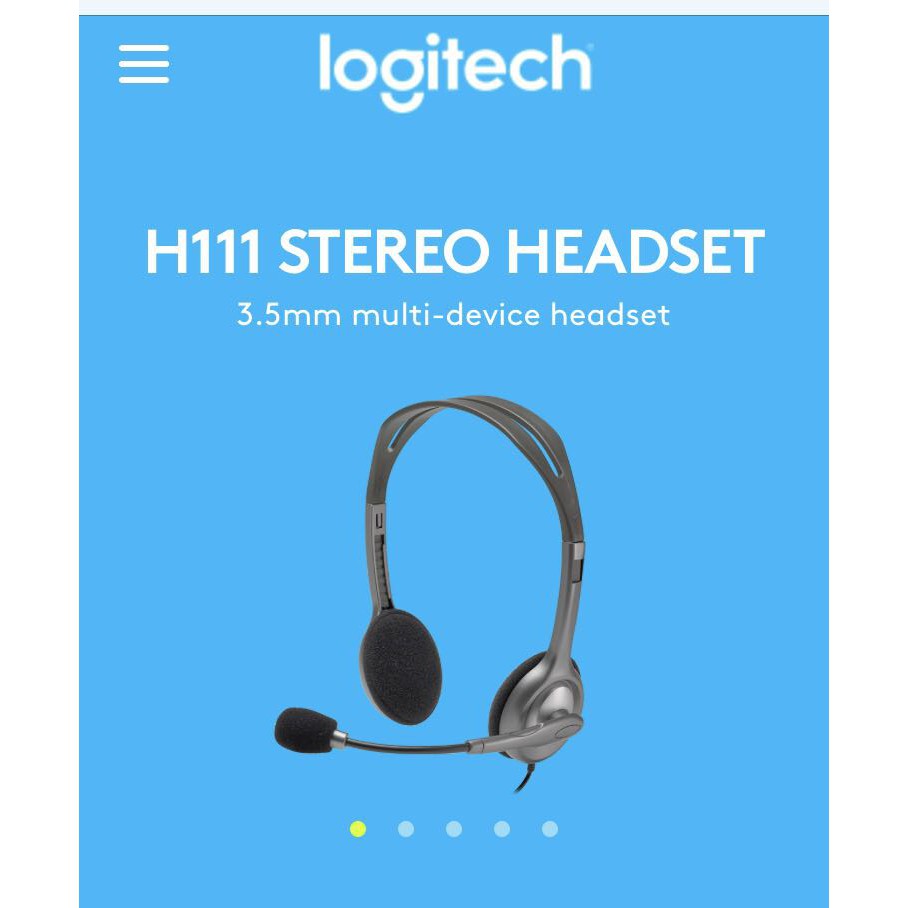 Tai Nghe LOGITECH Stereo H111