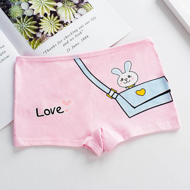 Bộ 4 quần lót vải cotton họa tiết hoạt hình dễ thương cho bé